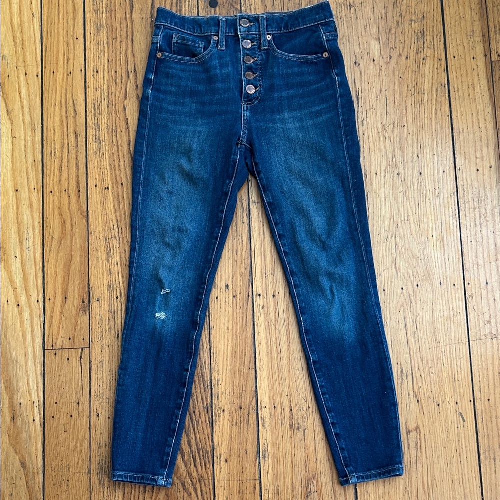 Banana Republic High Rise Dark Blue Jeans